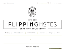Tablet Screenshot of flippingnotes.com